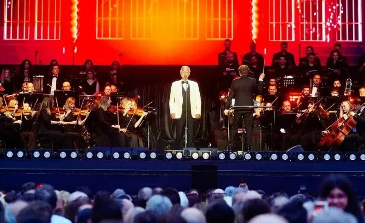 Ünlü İtalyan tenor Andrea Bocelli İstanbul'da